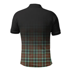 Thomson Hunting Modern Tartan Crest Polo Shirt - Thistle Black Style