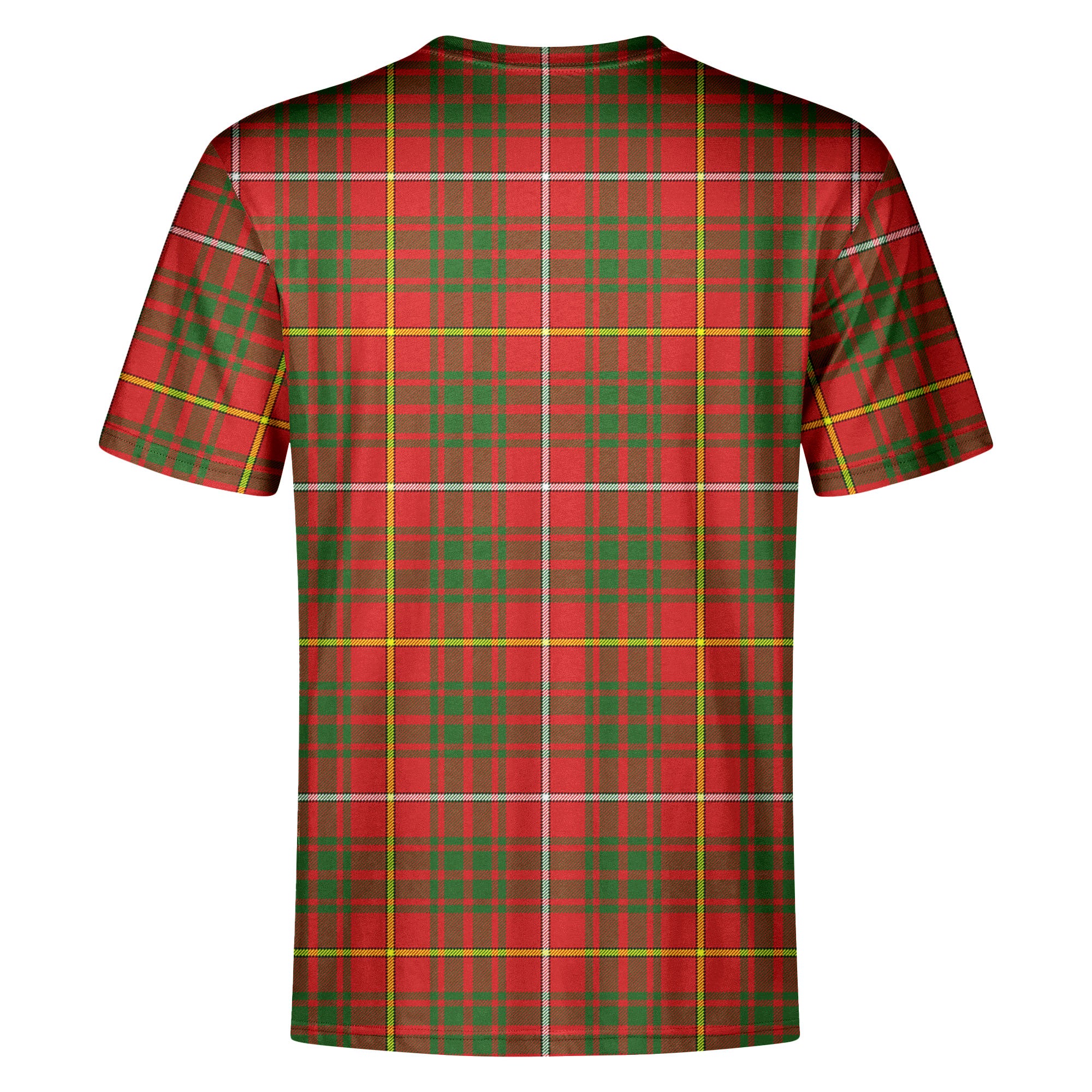 Bruce Modern Tartan Crest T-shirt