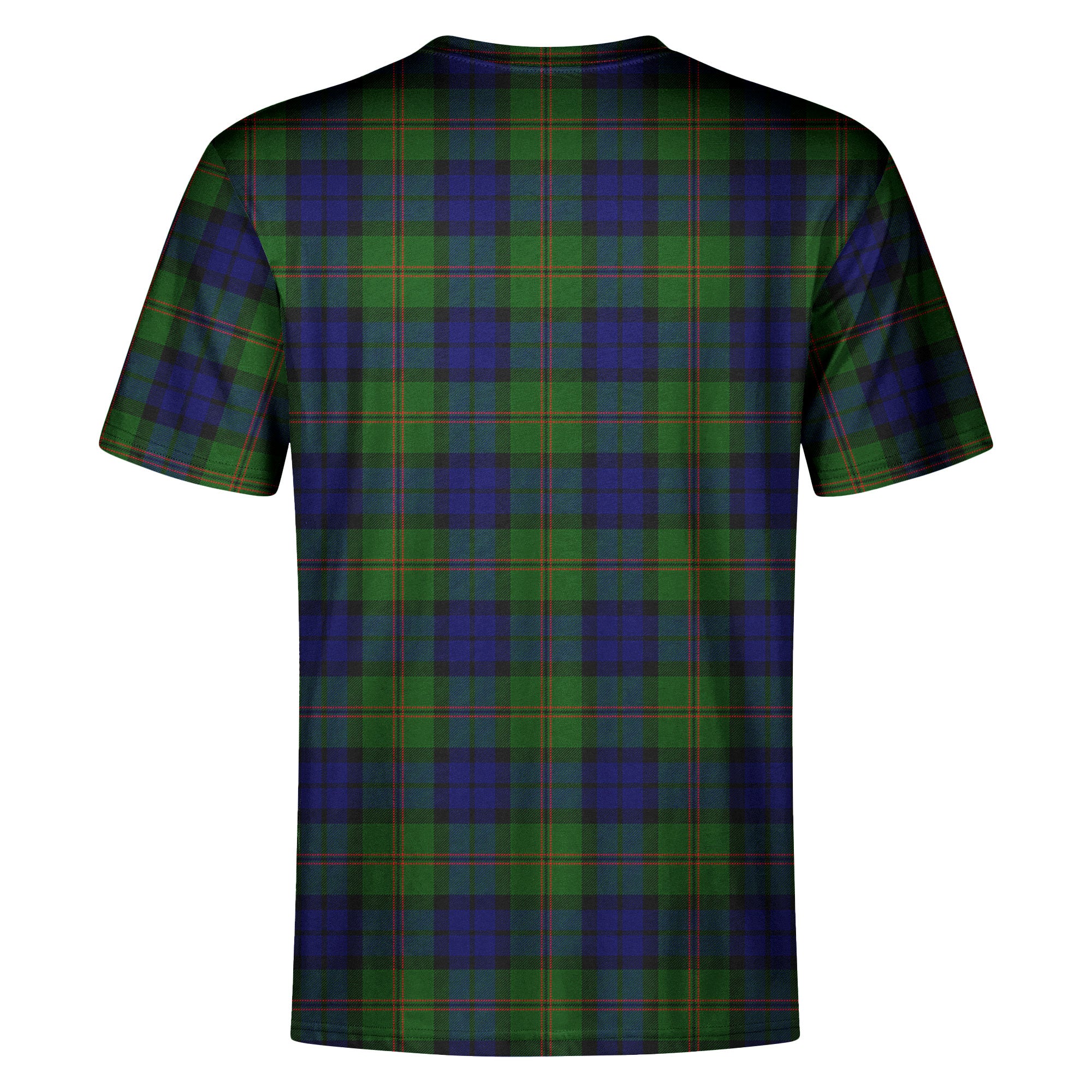 Dundas Modern Tartan Crest T-shirt