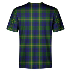 Johnstone Modern Tartan Crest T-shirt