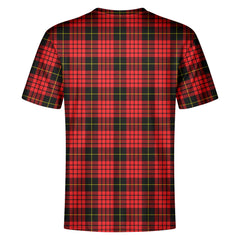 MacQueen Modern Tartan Crest T-shirt