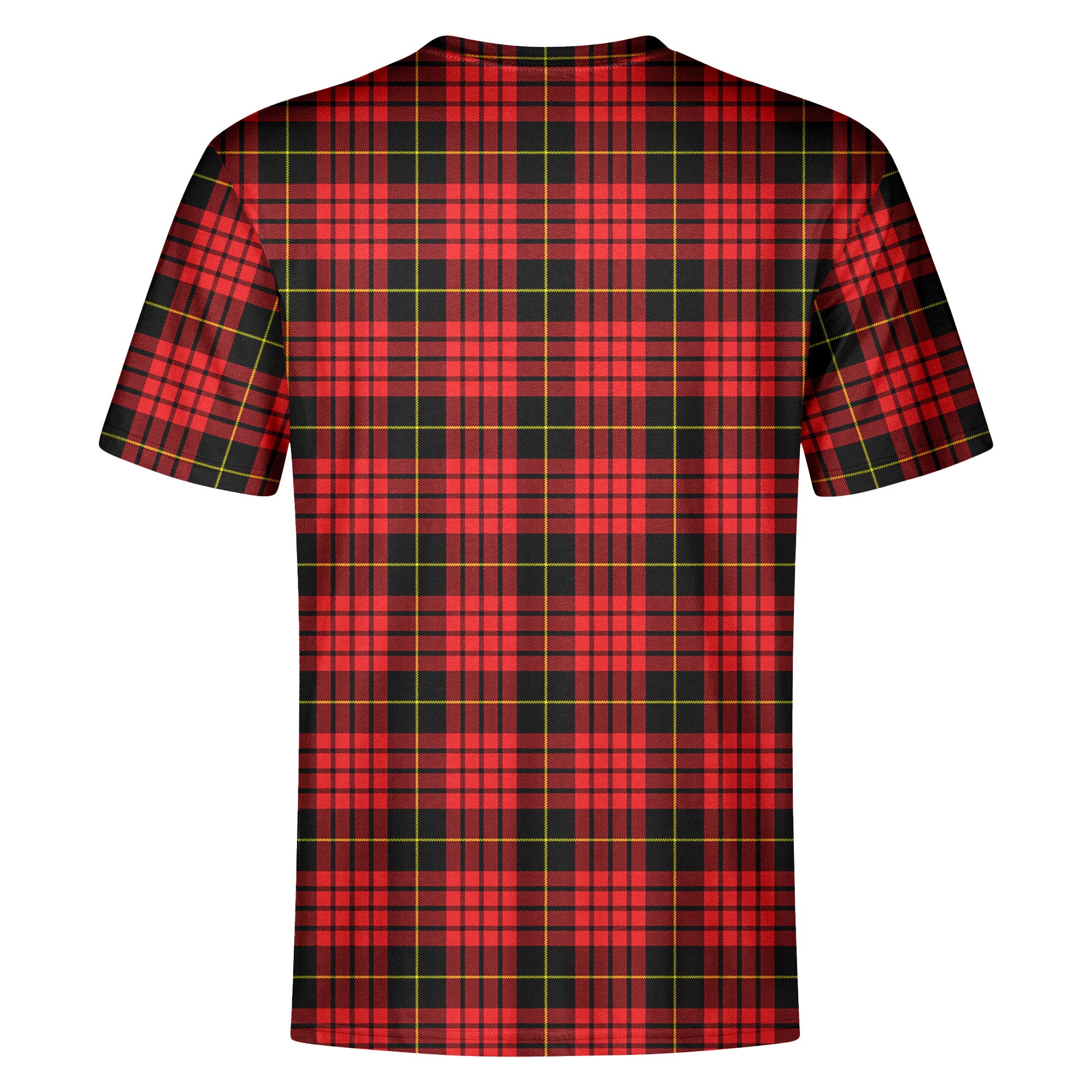 McQueen Modern Tartan Crest T-shirt