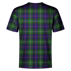 McThomas Modern Tartan Crest T-shirt