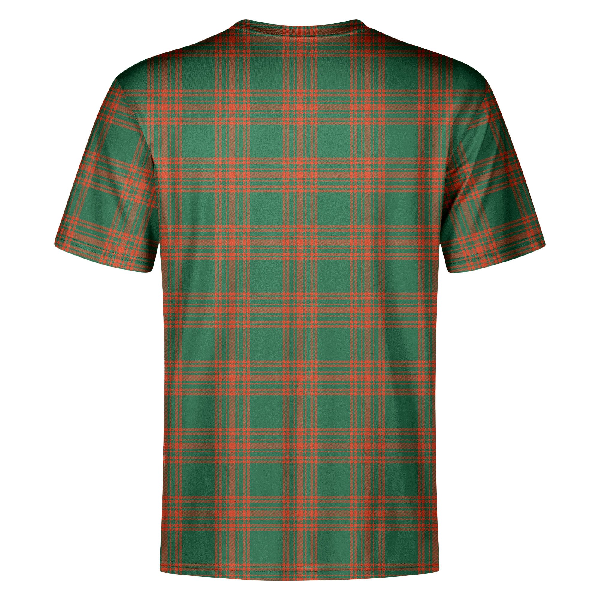 Menzies Green Ancient Tartan Crest T-shirt