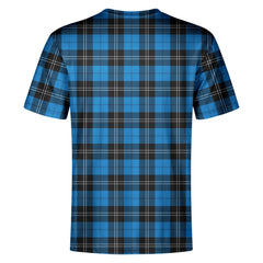 Ramsay Blue Ancient Tartan Crest T-shirt