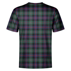 Rose Hunting Modern Tartan Crest T-shirt