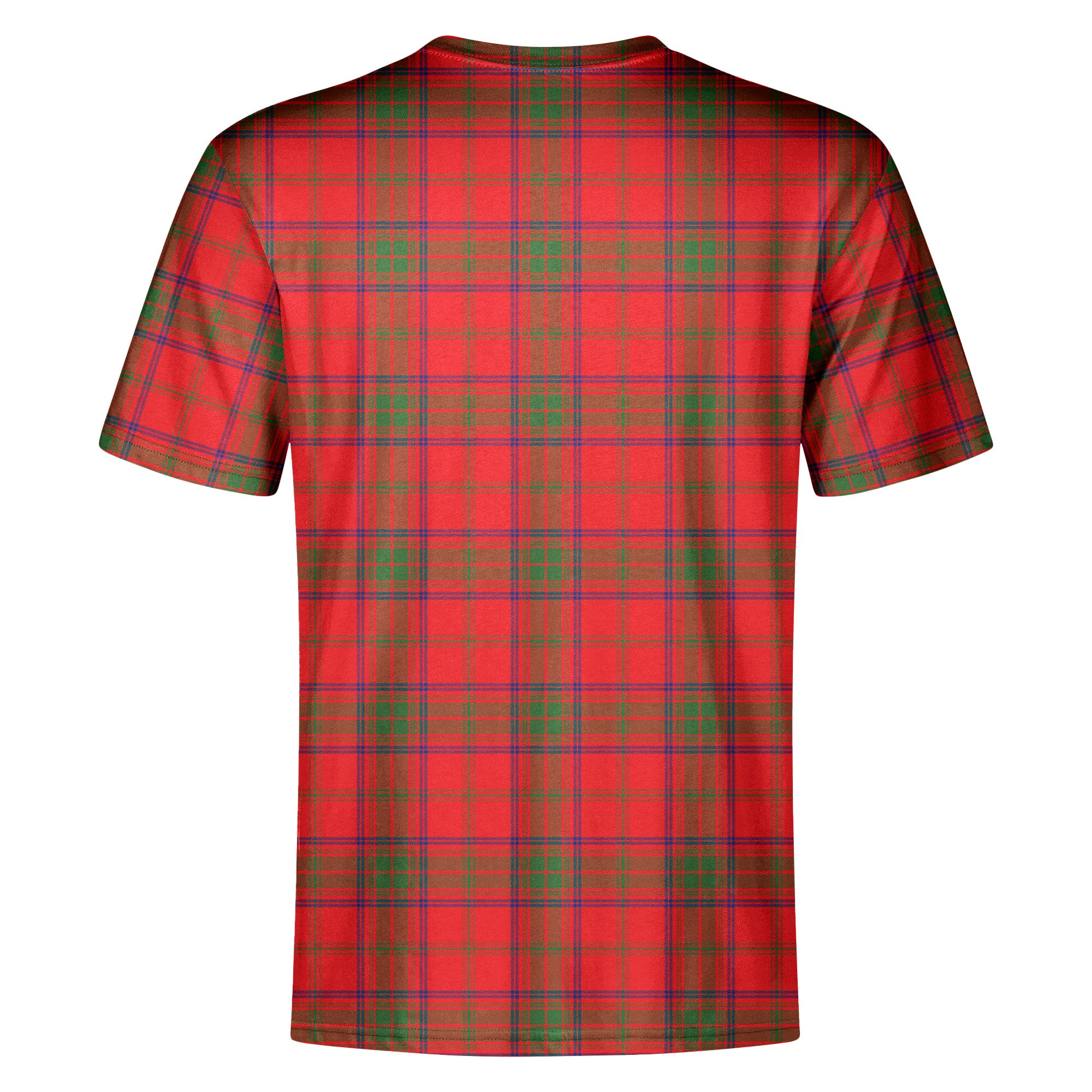 Ross Modern Tartan Crest T-shirt