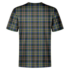 Scott Green Modern Tartan Crest T-shirt