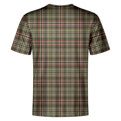 Scott Green Weathered Tartan Crest T-shirt