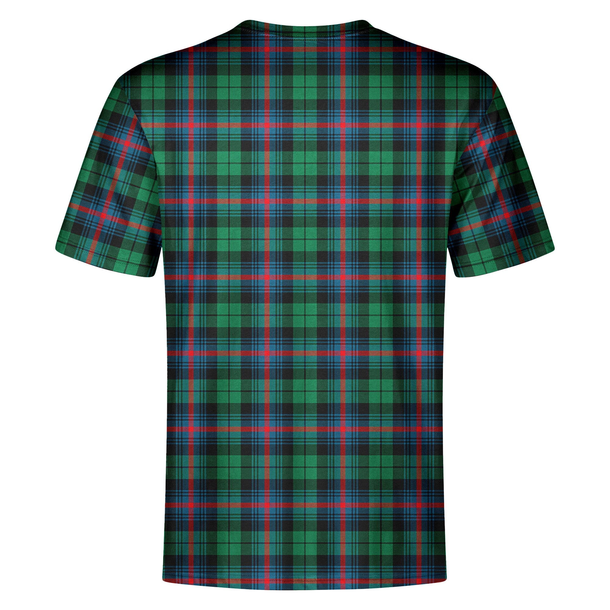 Urquhart Broad Red Ancient Tartan Crest T-shirt