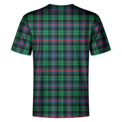 Urquhart Broad Red Ancient Tartan Crest T-shirt