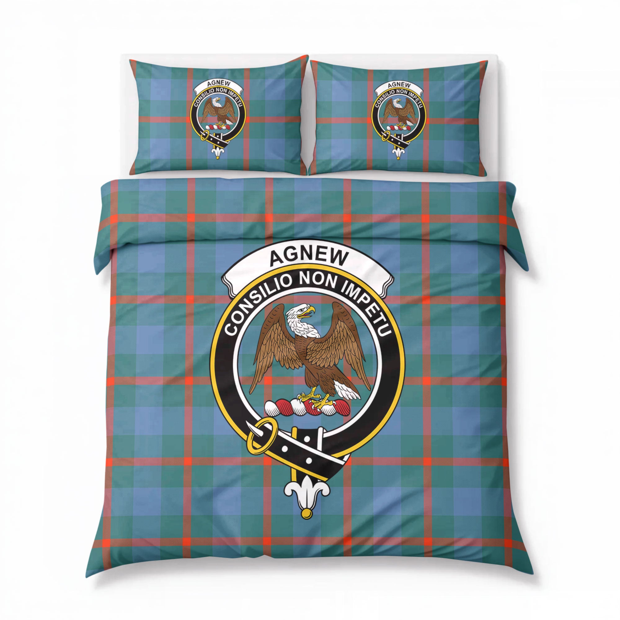 Agnew Ancient Tartan Crest Bedding Set