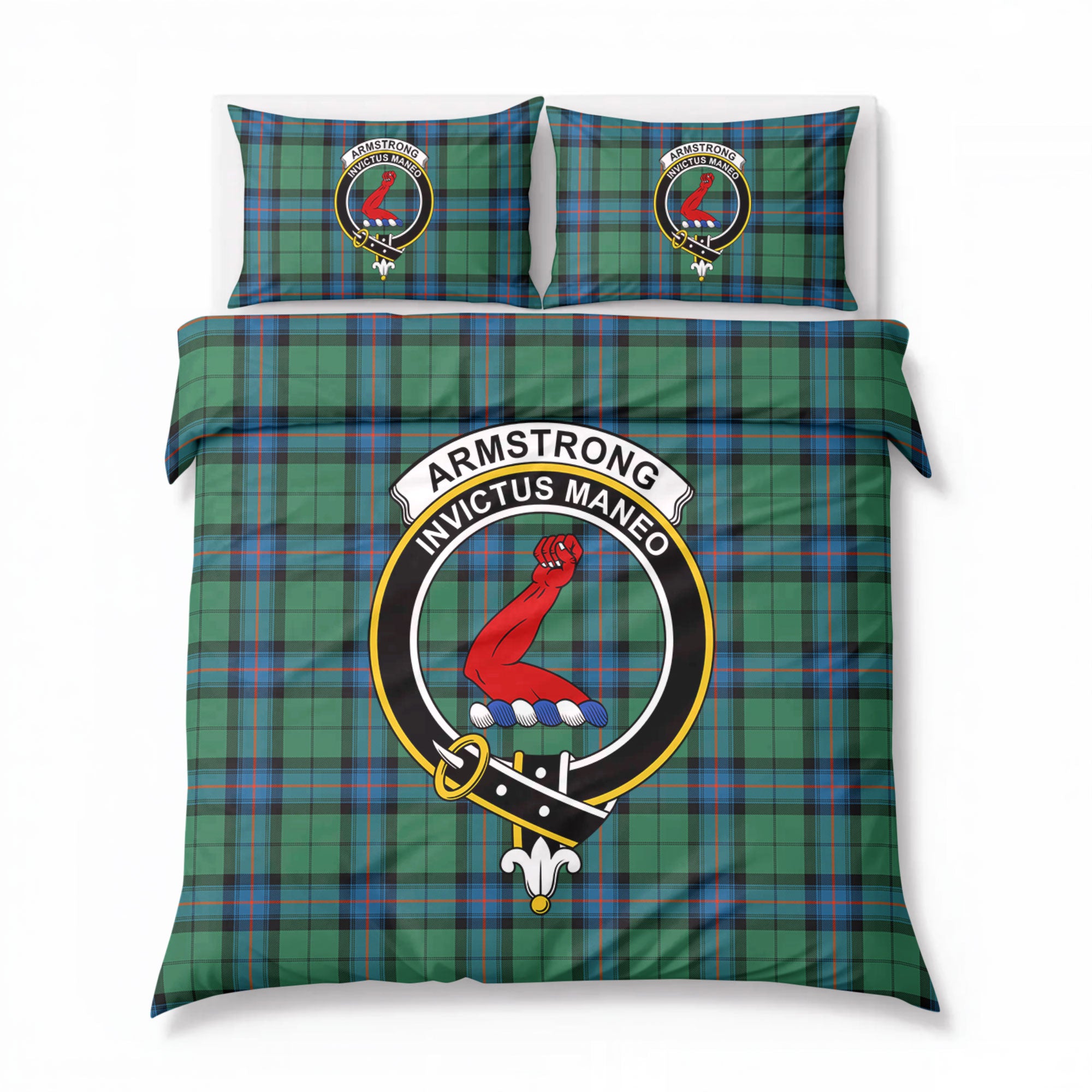 Armstrong Ancient Tartan Crest Bedding Set