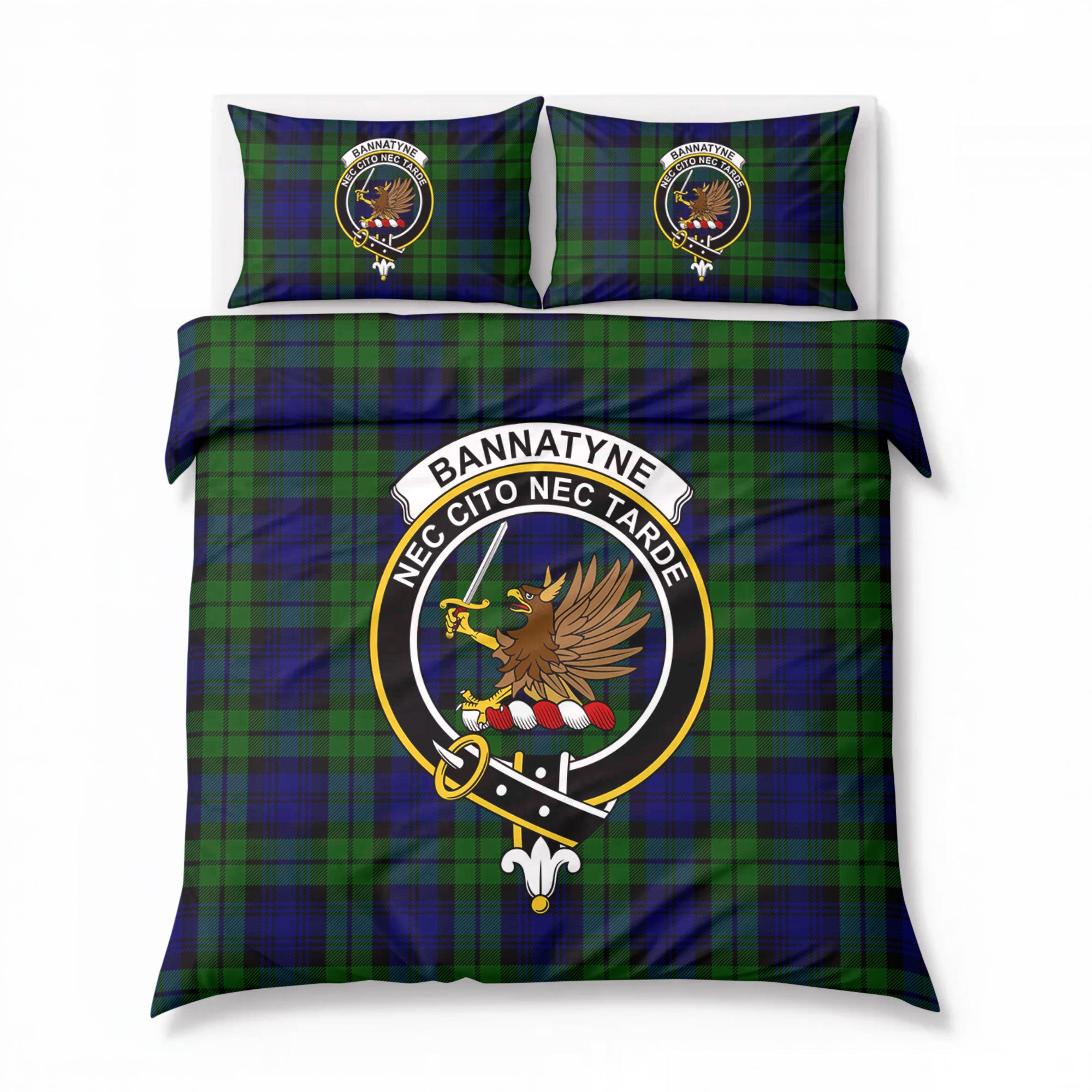 Bannatyne Tartan Crest Bedding Set