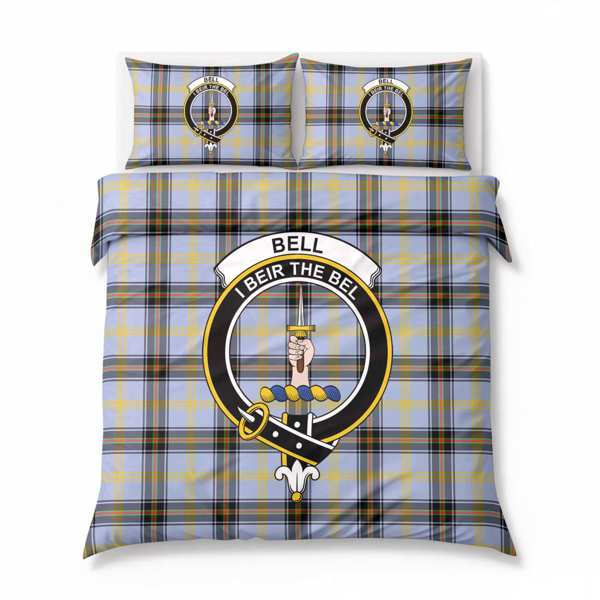 Bell of the Borders Tartan Crest Bedding Set