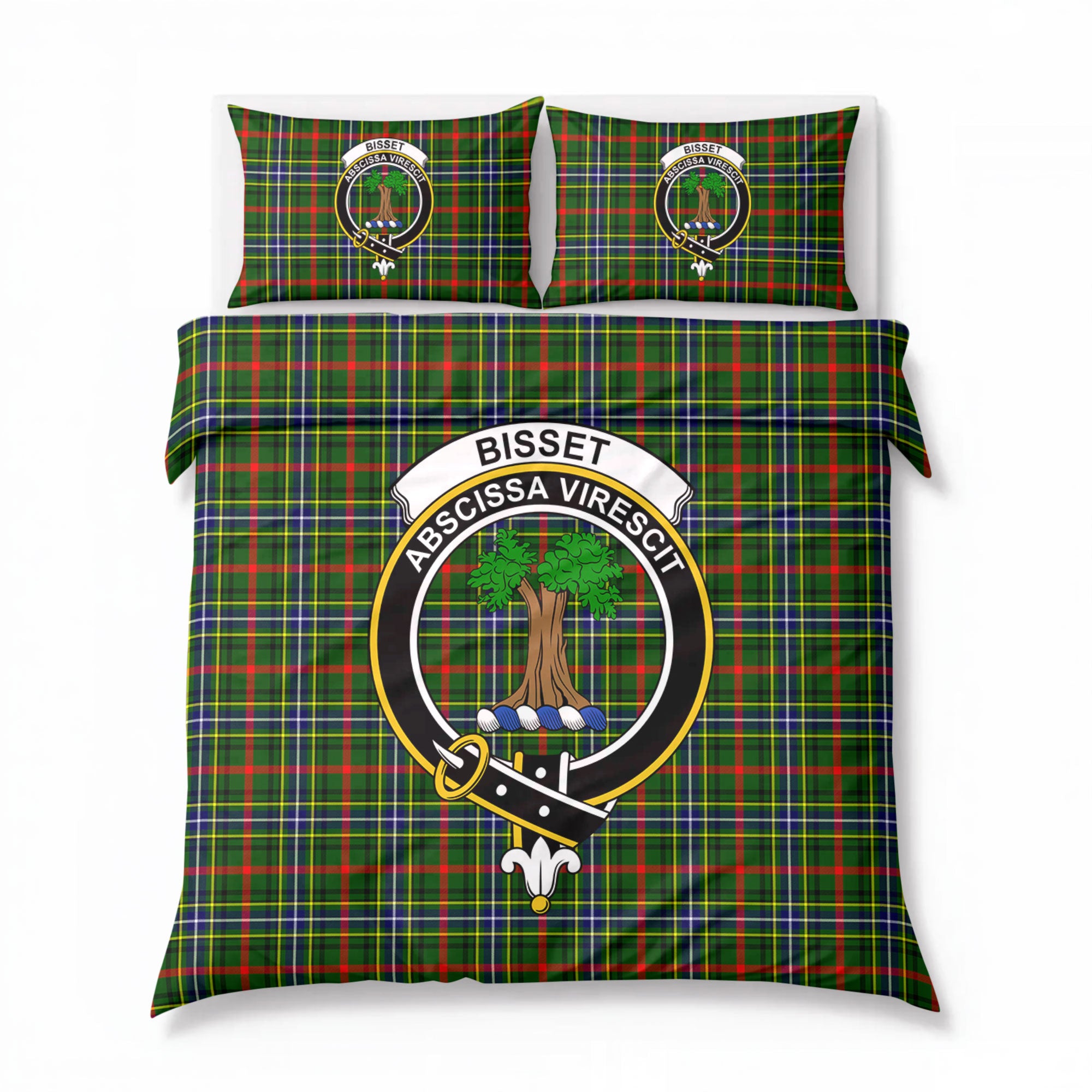 Bisset Tartan Crest Bedding Set