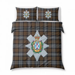Black Watch Weathered Tartan Crest Bedding Set