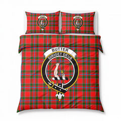 Butter Tartan Crest Bedding Set