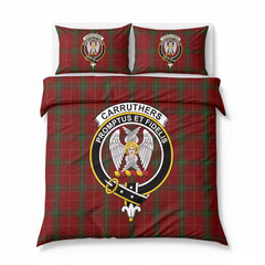 Carruthers Tartan Crest Bedding Set