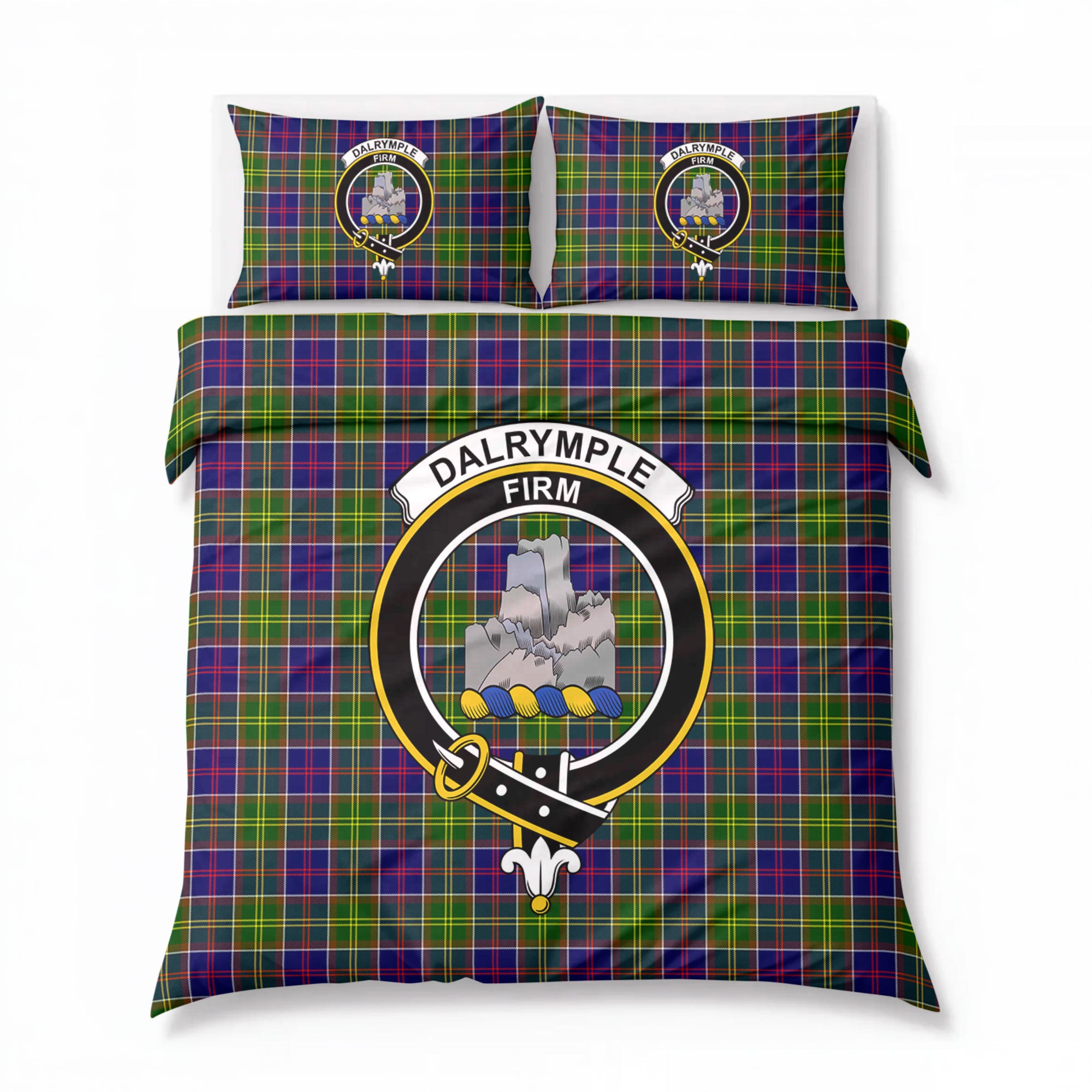 Dalrymple Tartan Crest Bedding Set