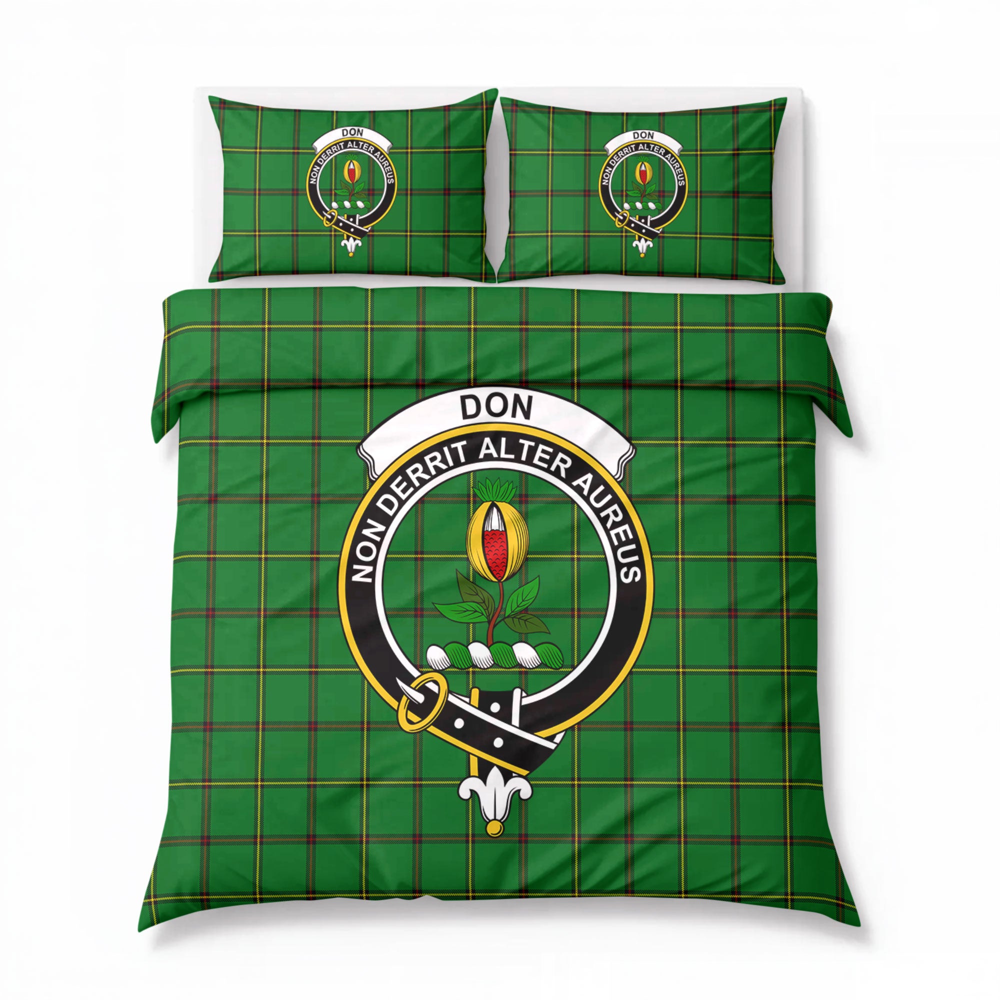 Don Tartan Crest Bedding Set