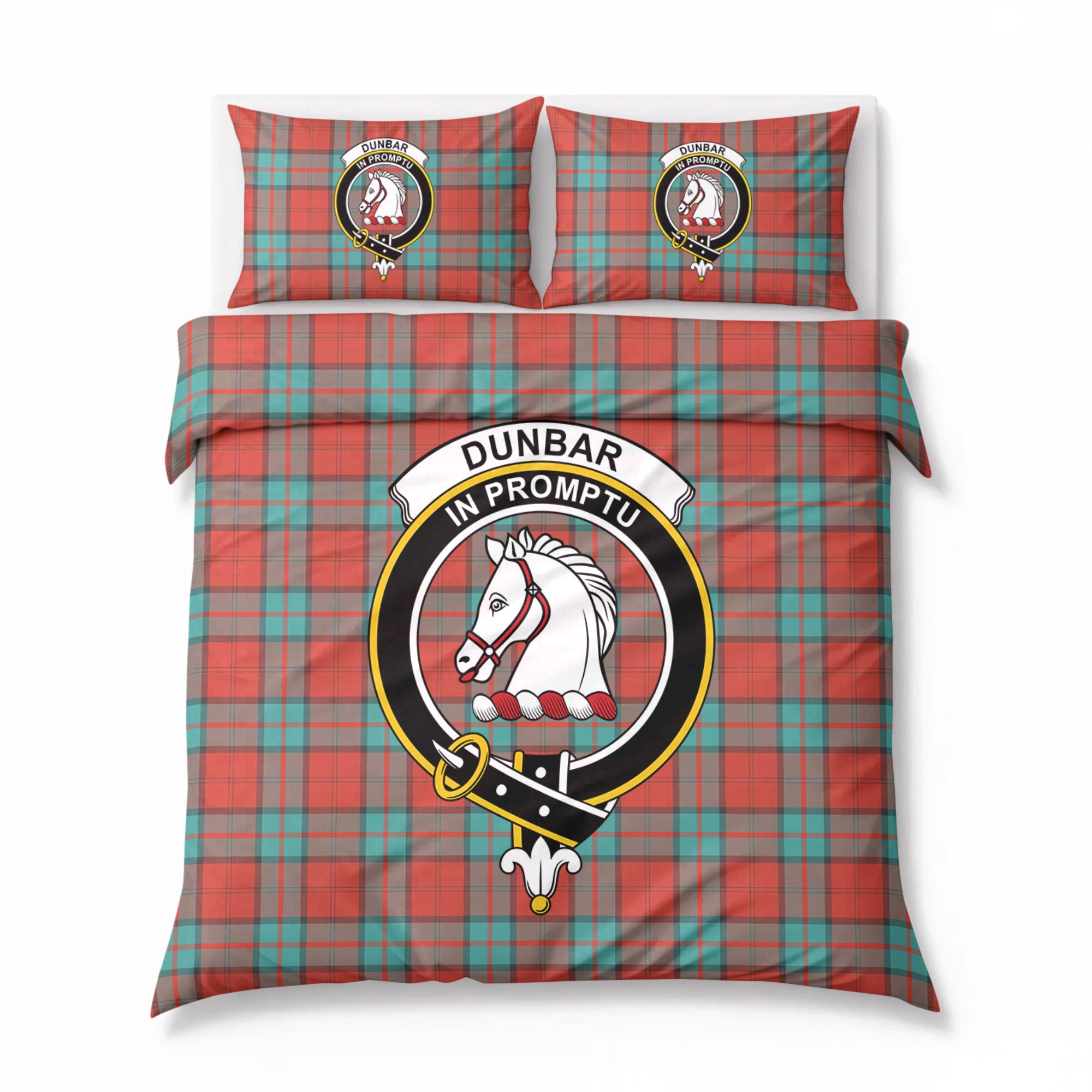 Dunbar Ancient Tartan Crest Bedding Set