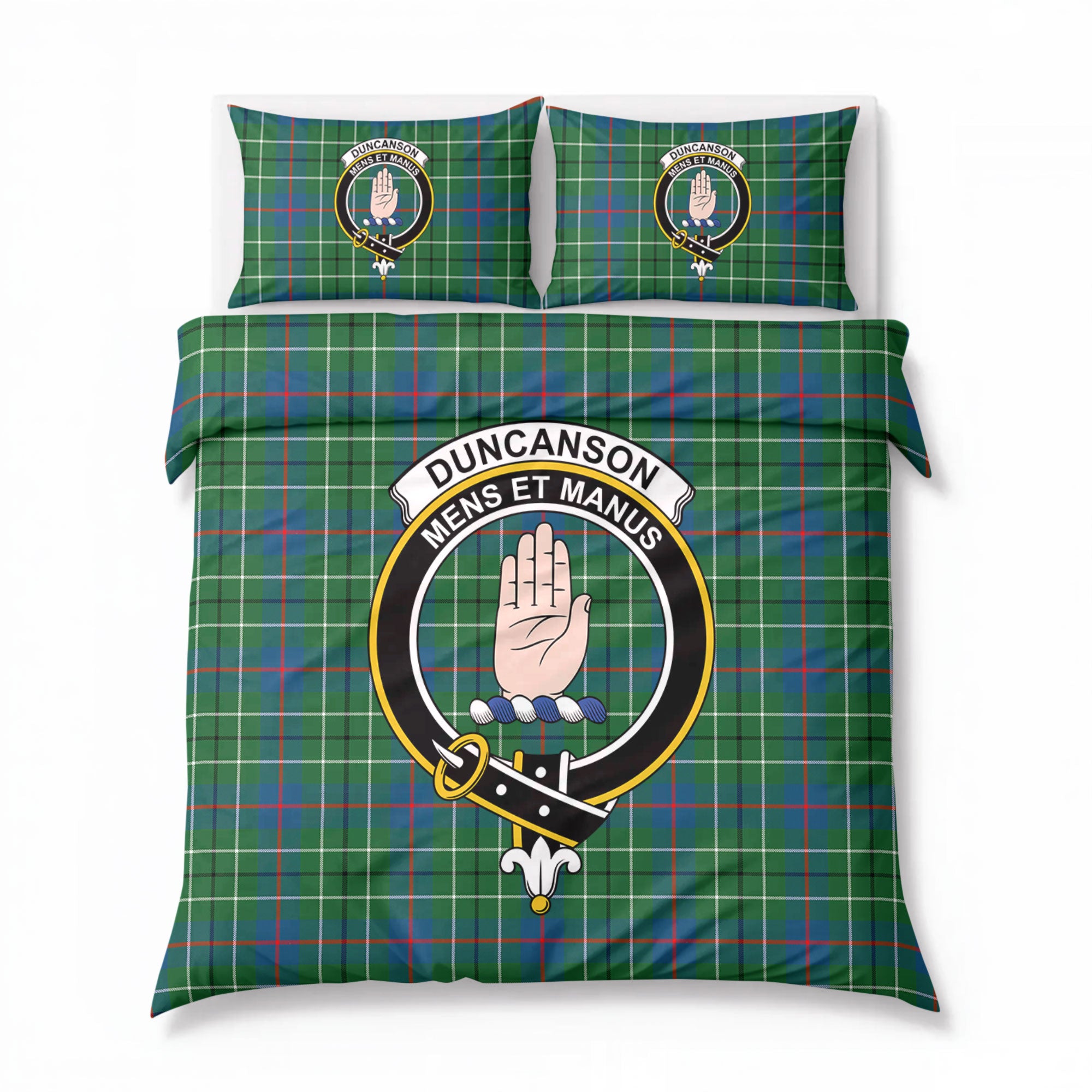 Duncanson Tartan Crest Bedding Set