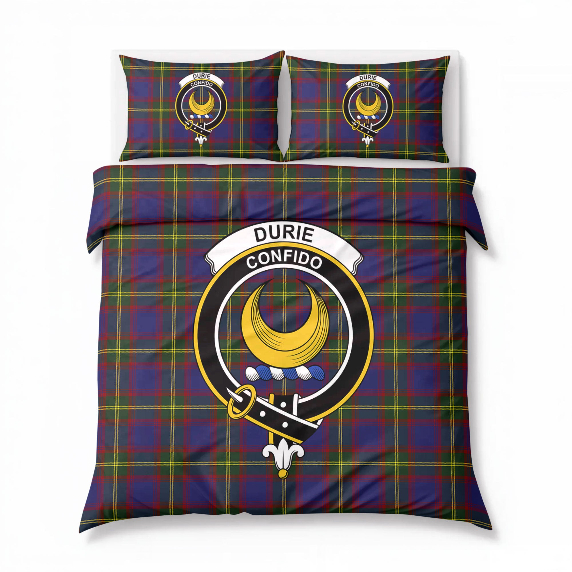 Durie Tartan Crest Bedding Set