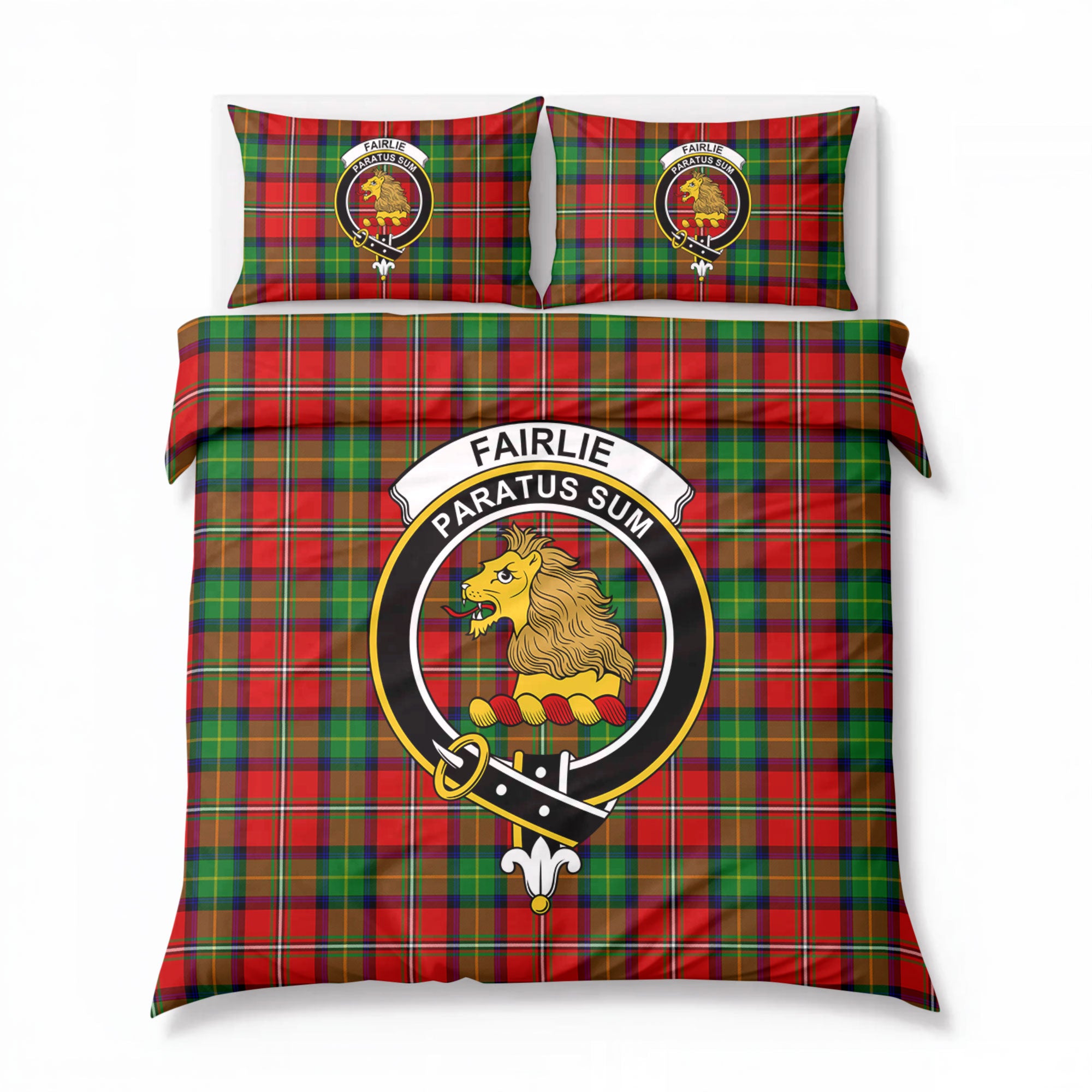 Fairlie Tartan Crest Bedding Set