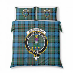 Fergusson Ancient Tartan Crest Bedding Set