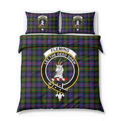 Fleming Tartan Crest Bedding Set