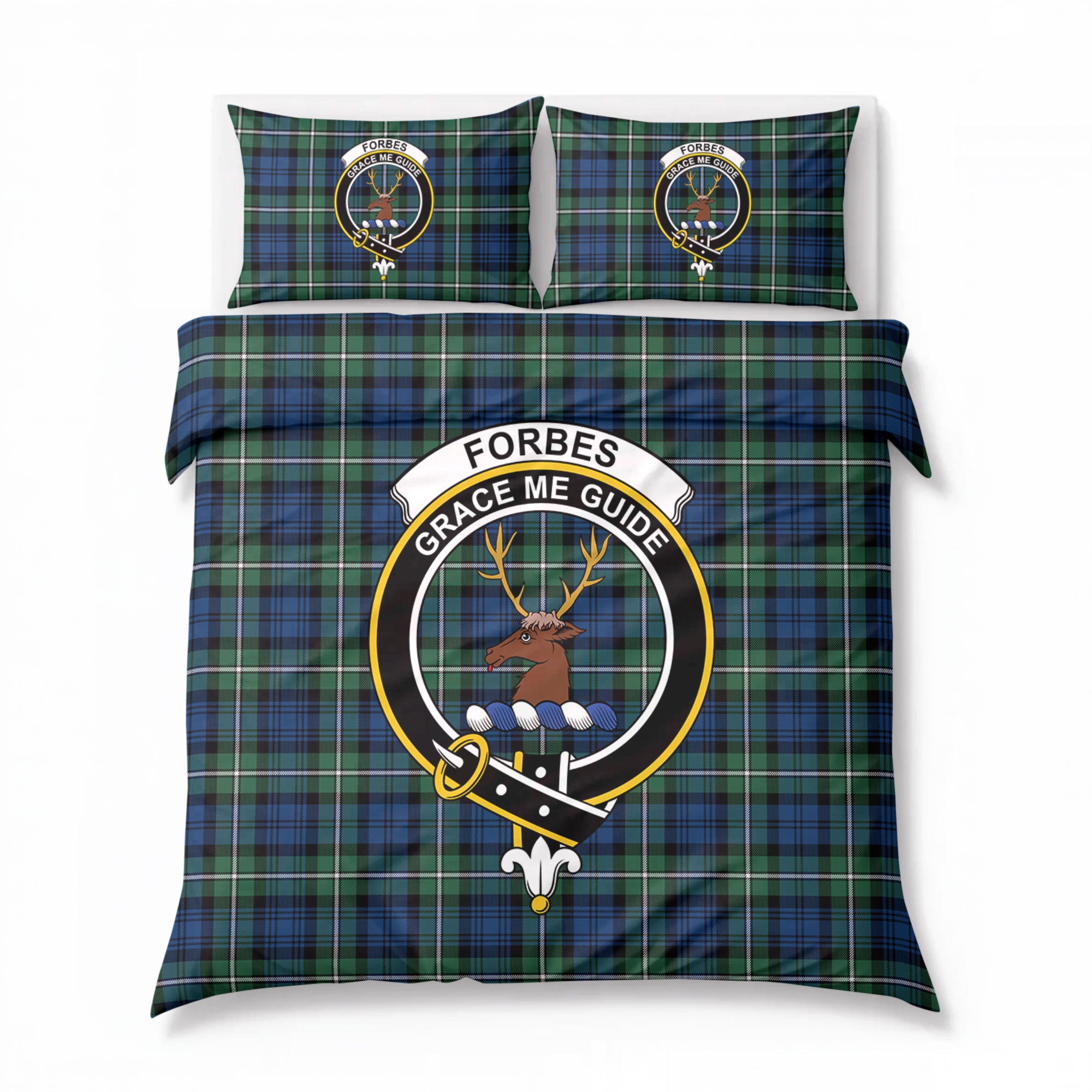 Forbes Ancient Tartan Crest Bedding Set