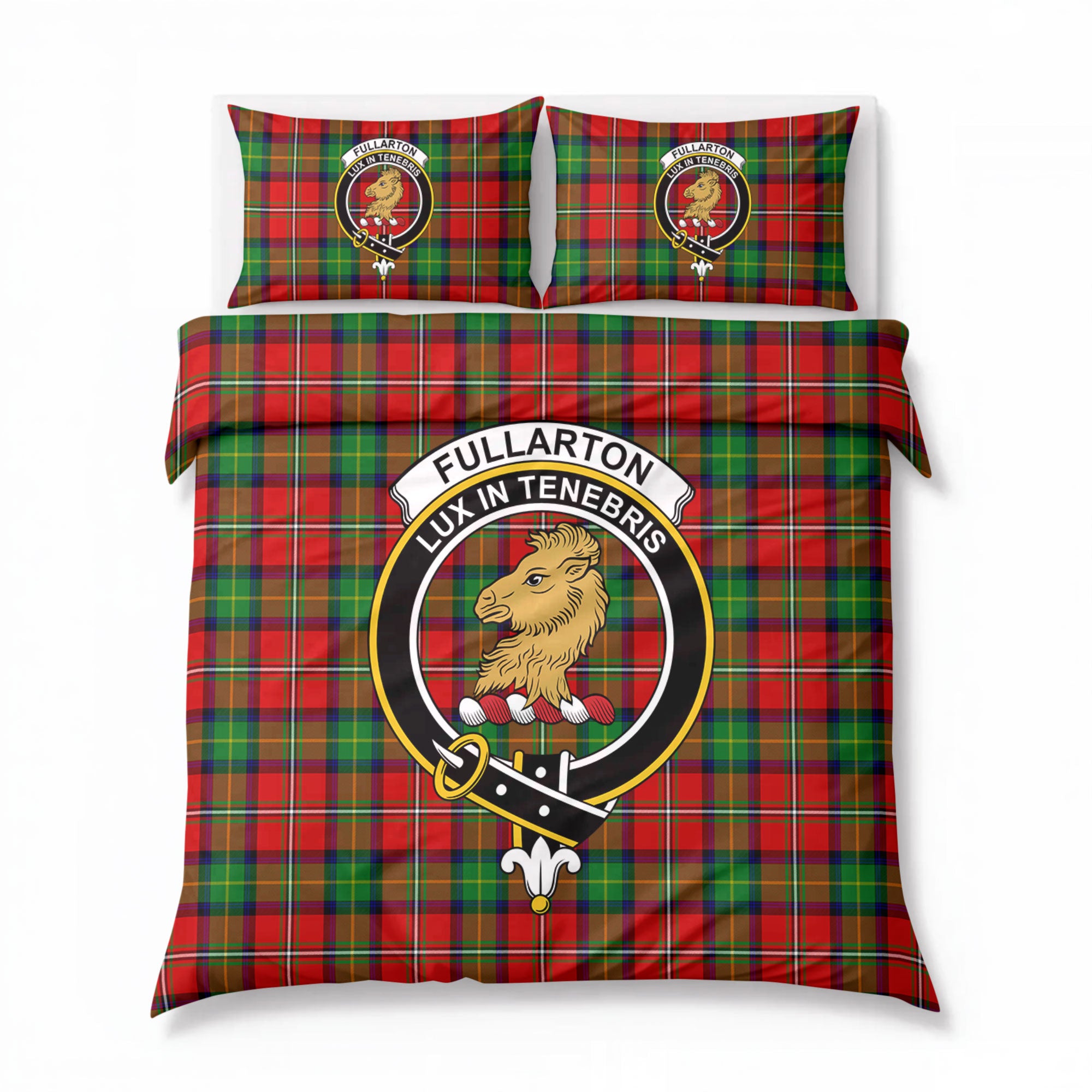 Fullarton Tartan Crest Bedding Set