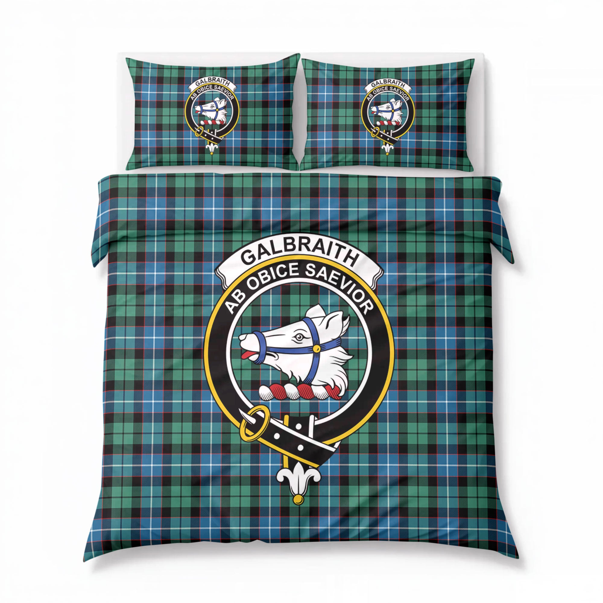 Galbraith Ancient Tartan Crest Bedding Set