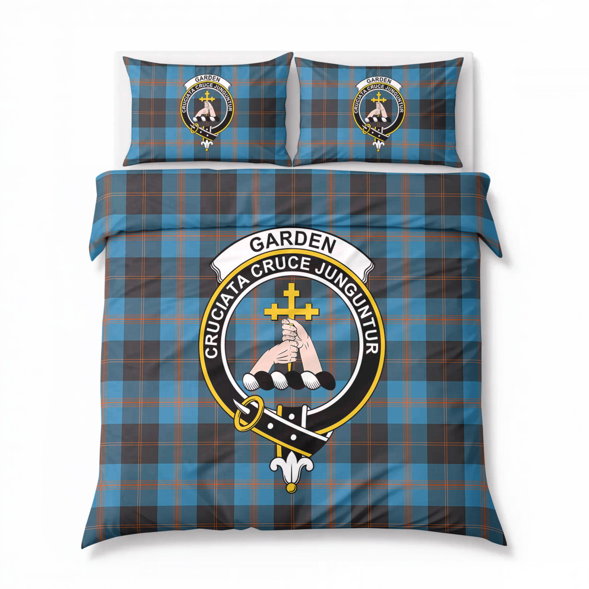 Garden Tartan Crest Bedding Set