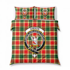 Gibson Tartan Crest Bedding Set