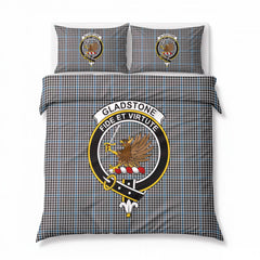 Gladstone Tartan Crest Bedding Set