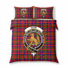 Gow (or McGouan) Tartan Crest Bedding Set