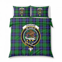 Graham of Menteith Modern Tartan Crest Bedding Set