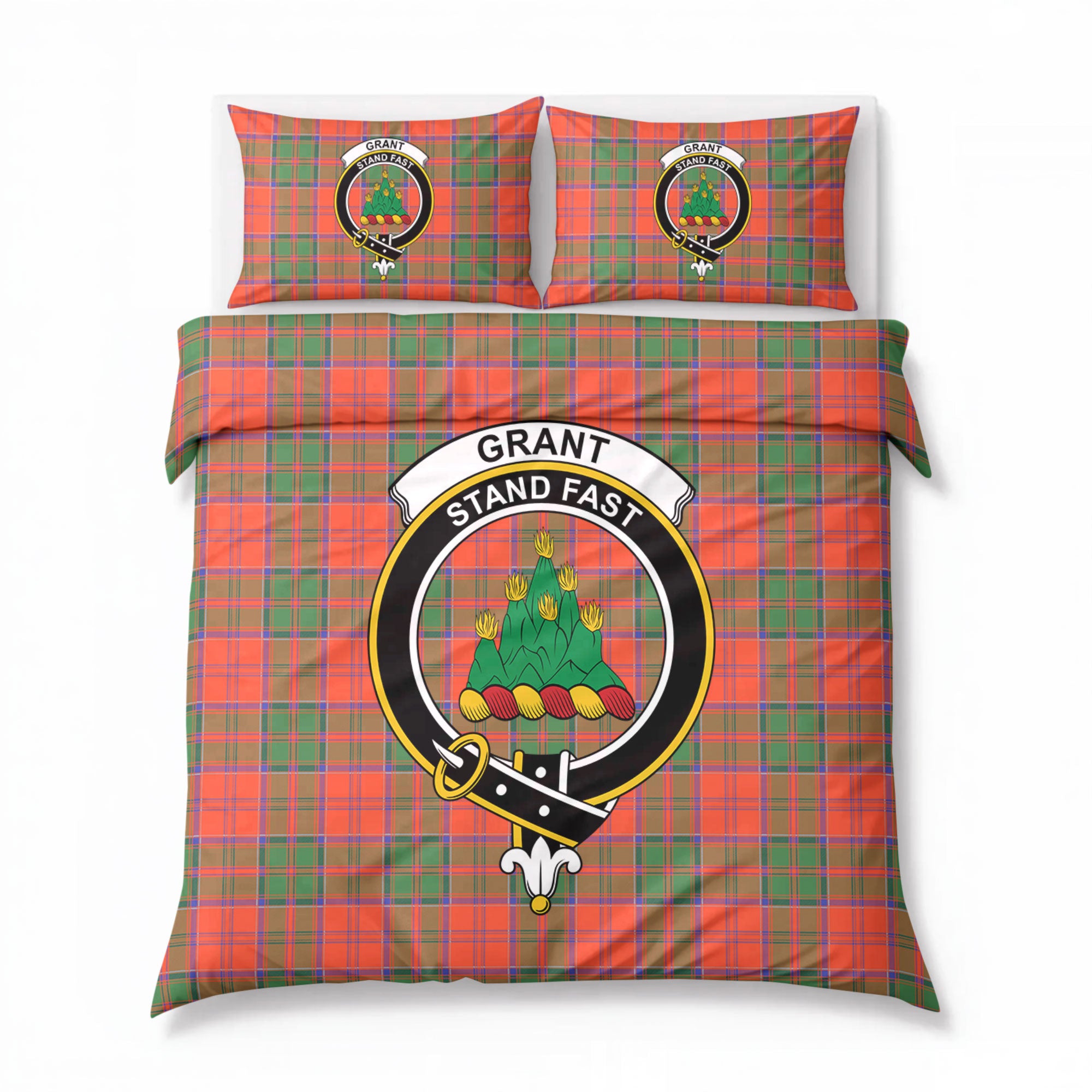 Grant Ancient Tartan Crest Bedding Set