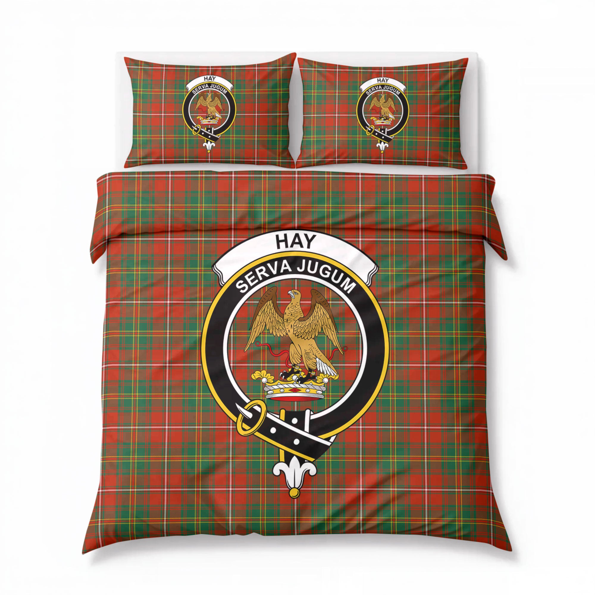 Hay Ancient Tartan Crest Bedding Set