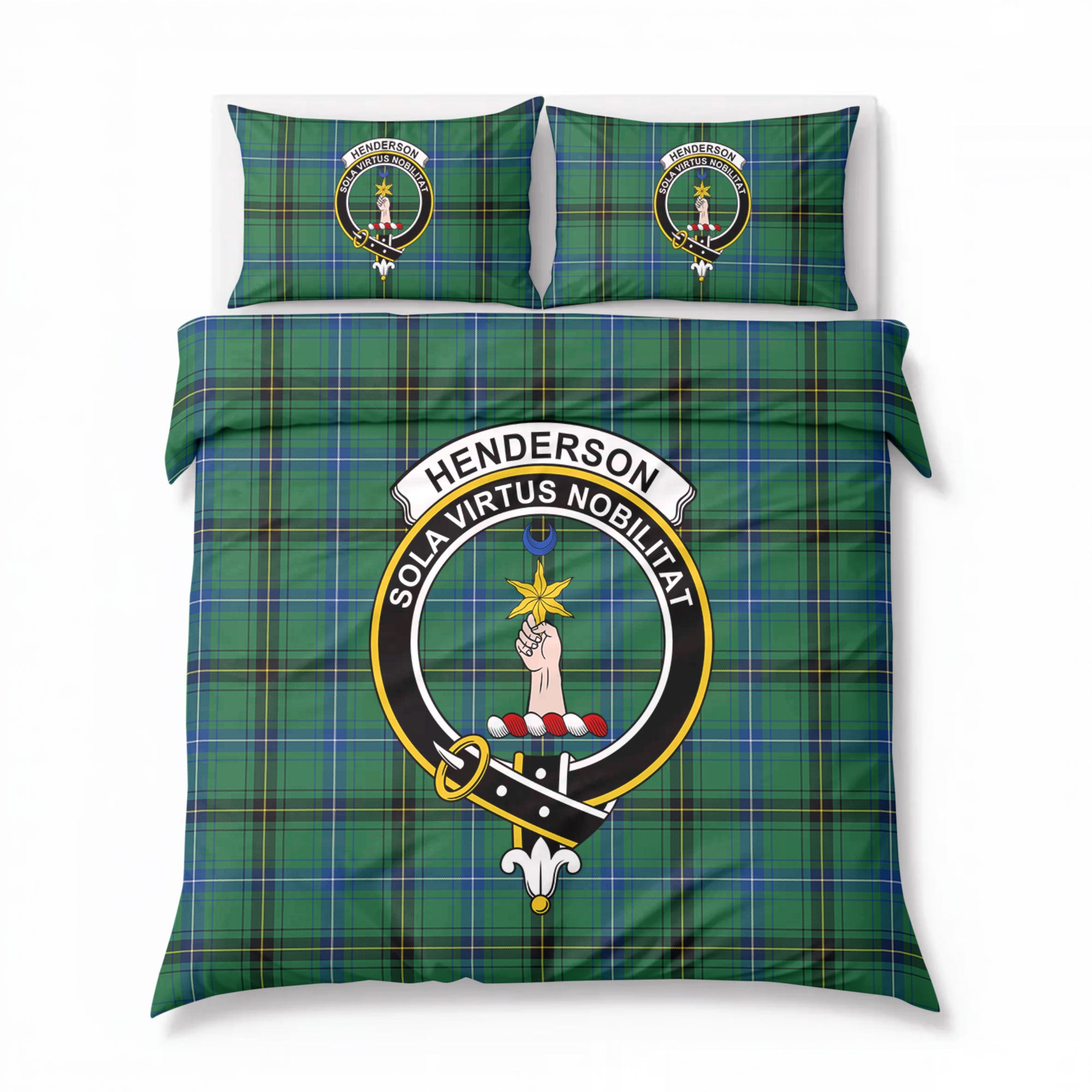Henderson Ancient Tartan Crest Bedding Set