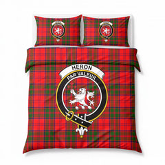 Heron Tartan Crest Bedding Set