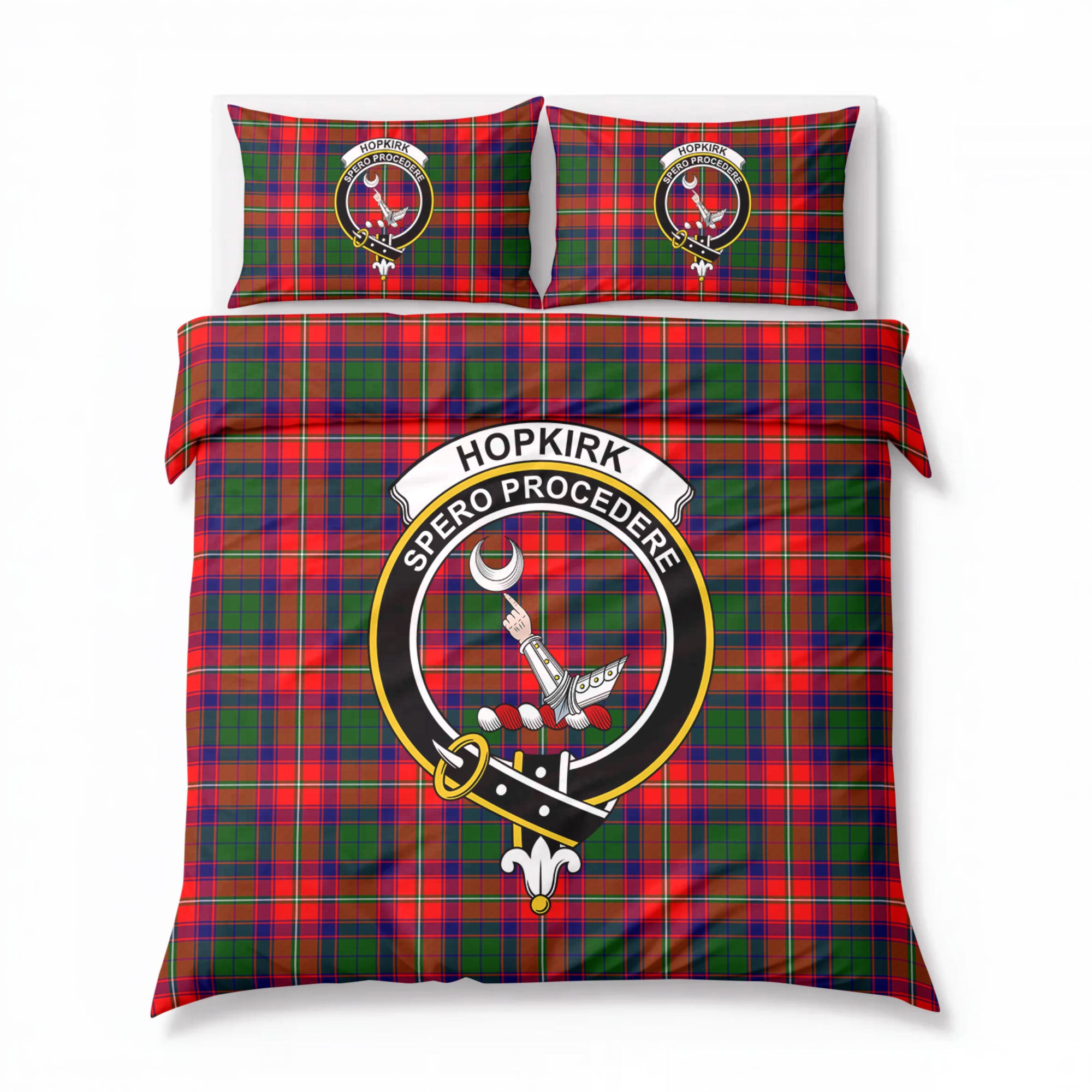 Hopkirk Tartan Crest Bedding Set