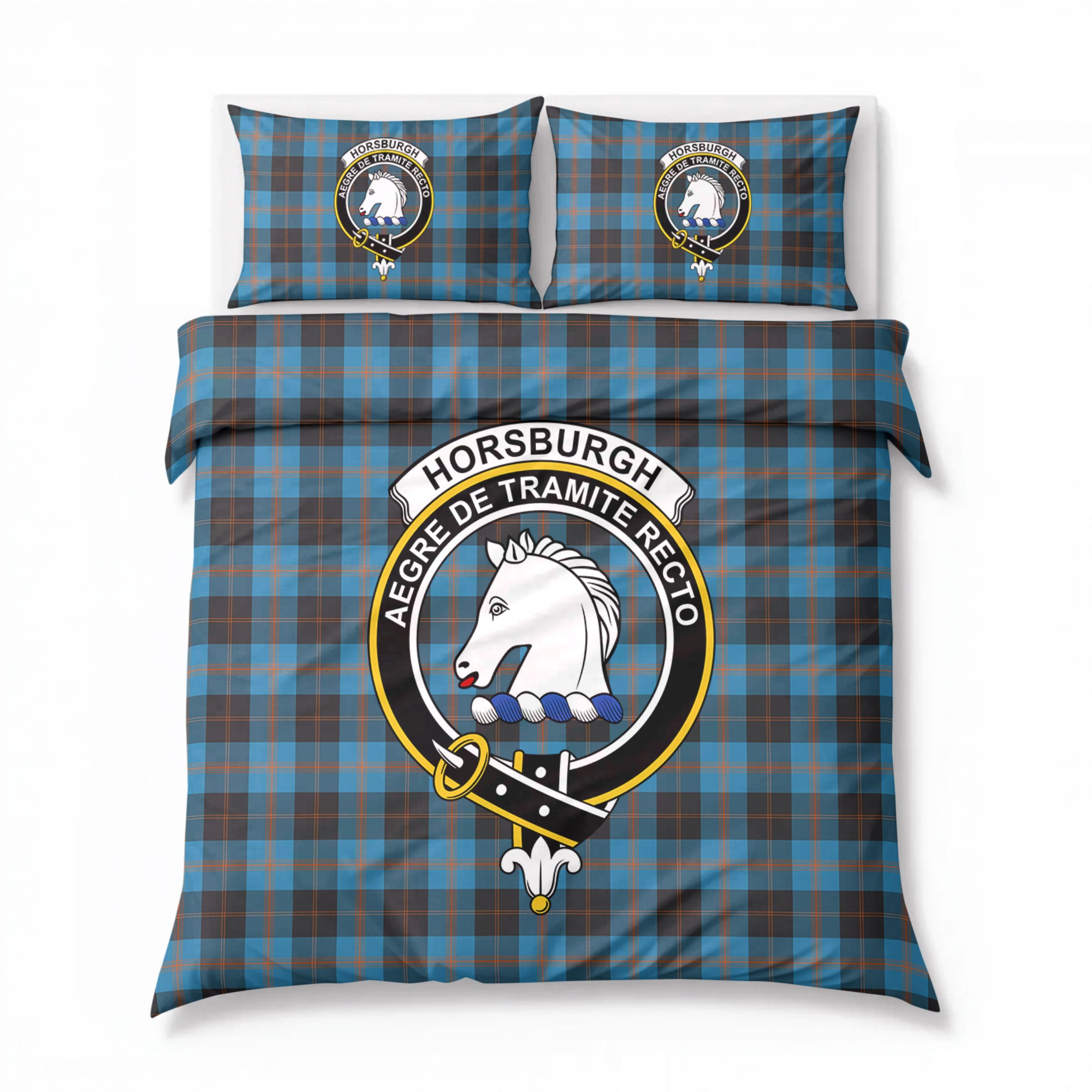 Horsburgh Tartan Crest Bedding Set