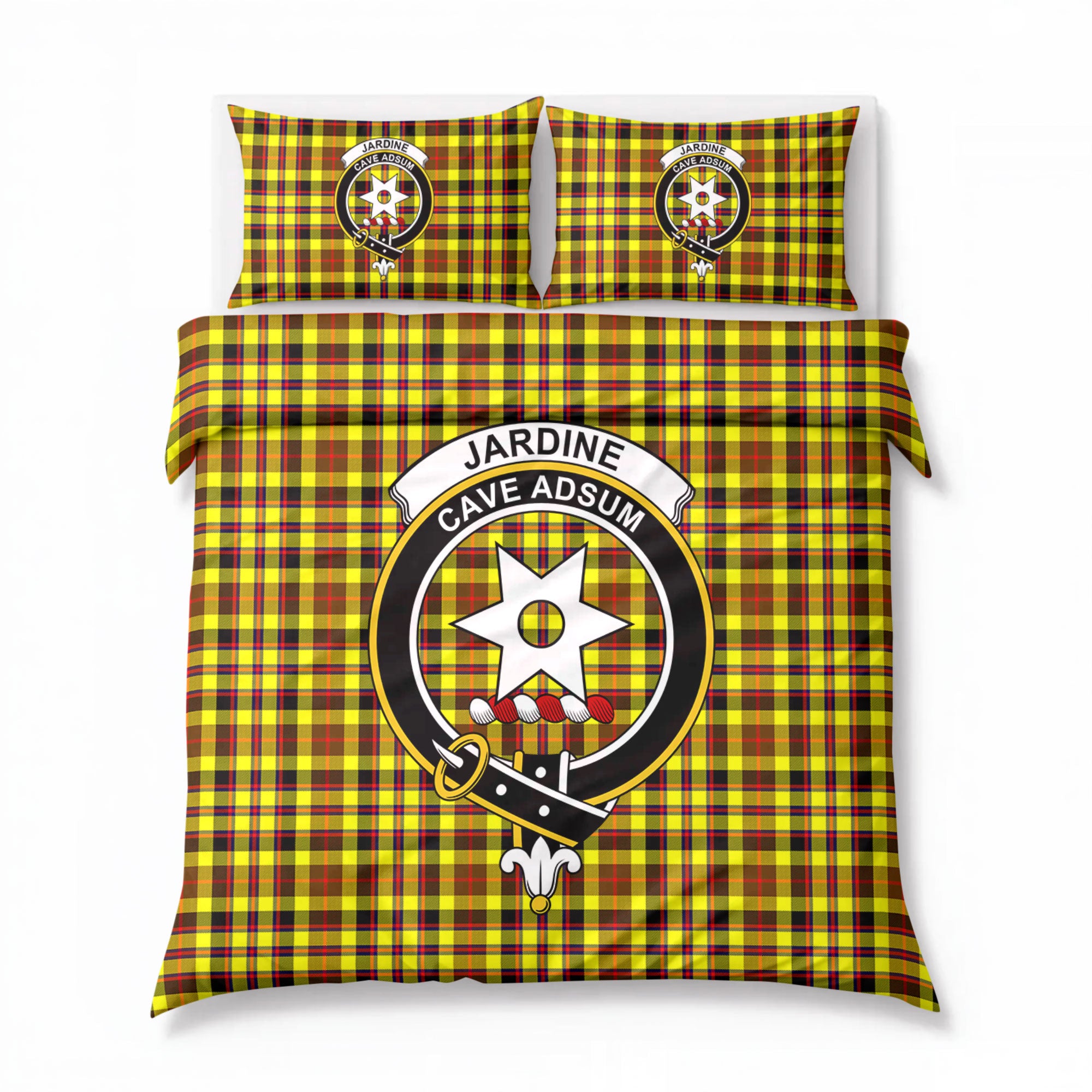 Jardine Tartan Crest Bedding Set