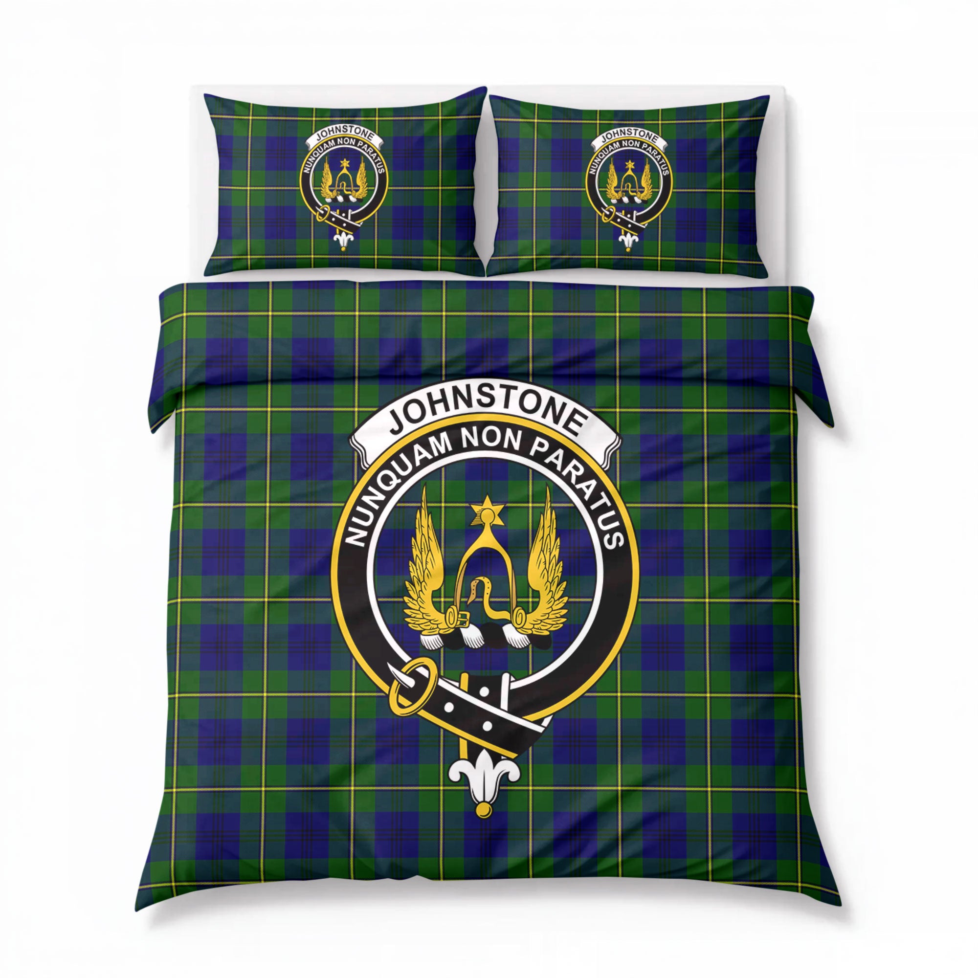 Johnstone Modern Tartan Crest Bedding Set