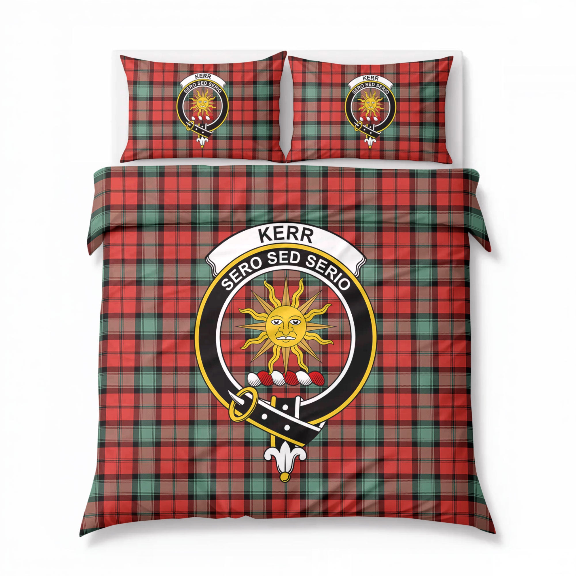 Kerr Ancient Tartan Crest Bedding Set