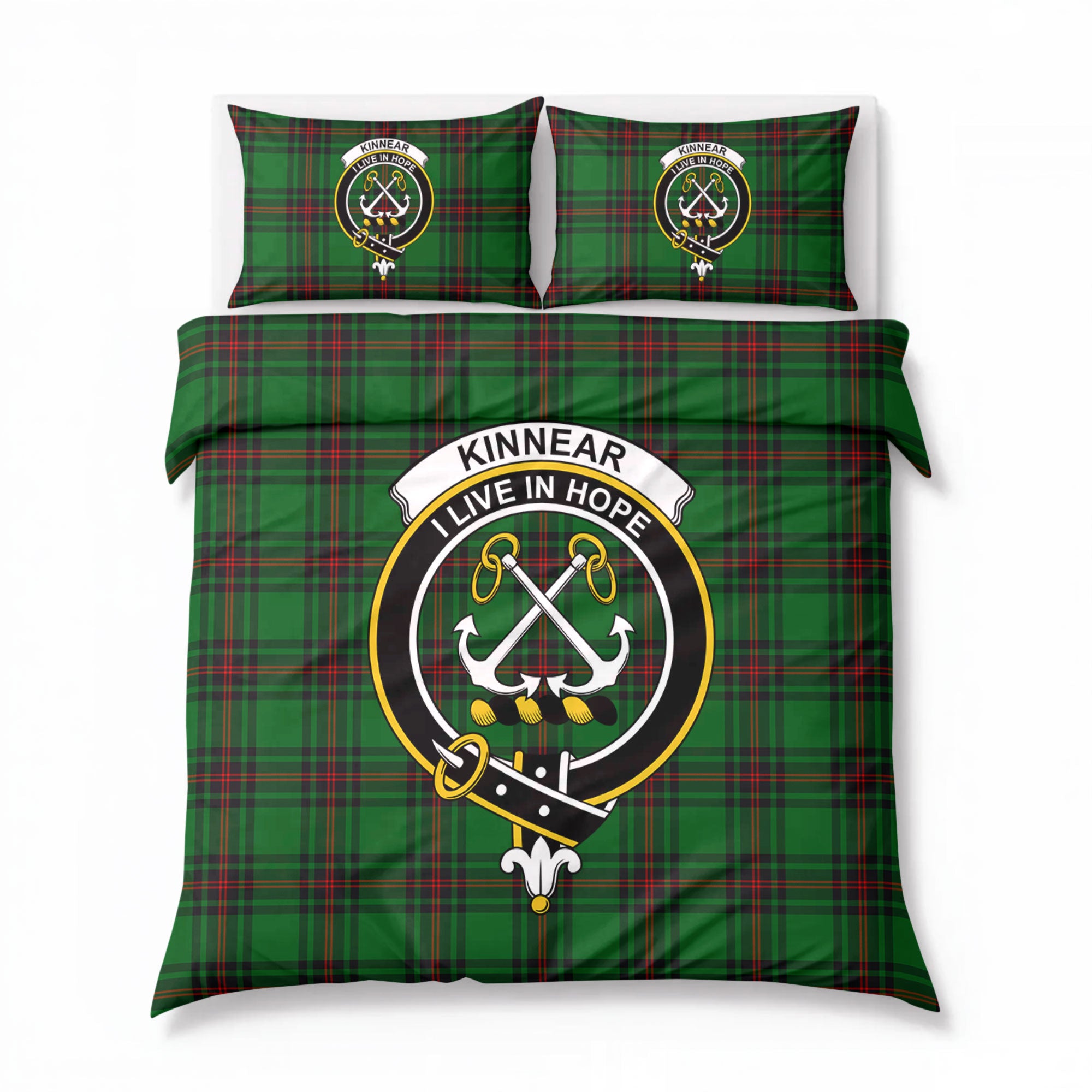 Kinnear Tartan Crest Bedding Set