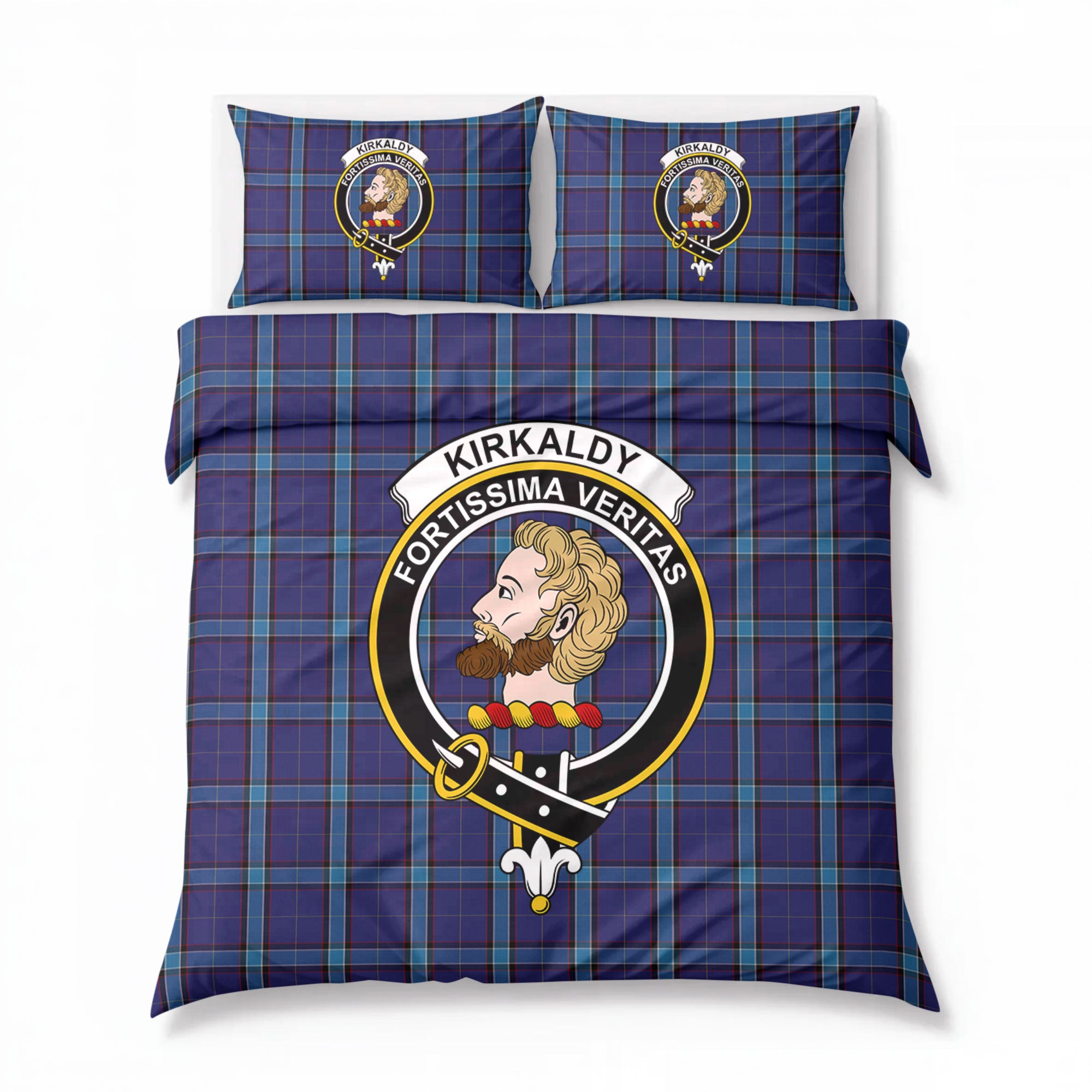 Kirkaldy Tartan Crest Bedding Set